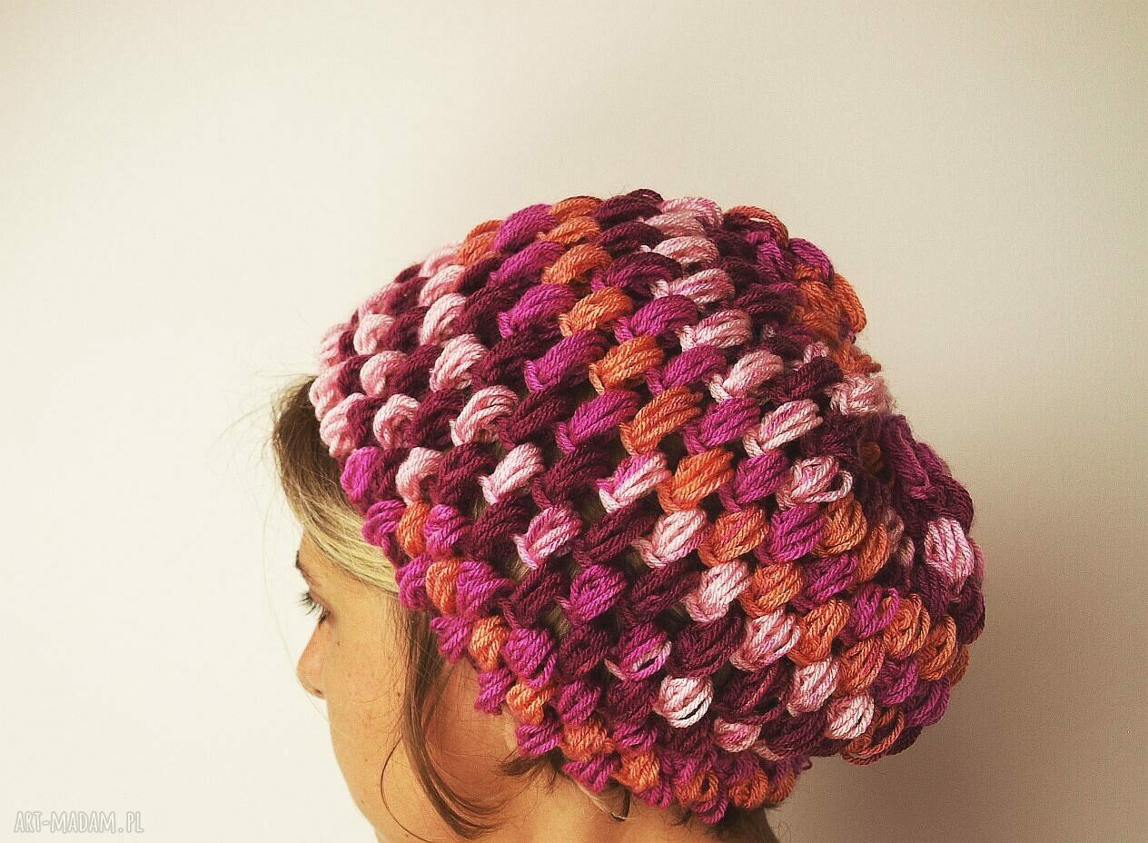 czapki: Czapka Beanie Ręcznie robione