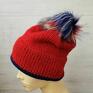 niepowtarzalne czapki gruba czapka beanie z pomponem unisex