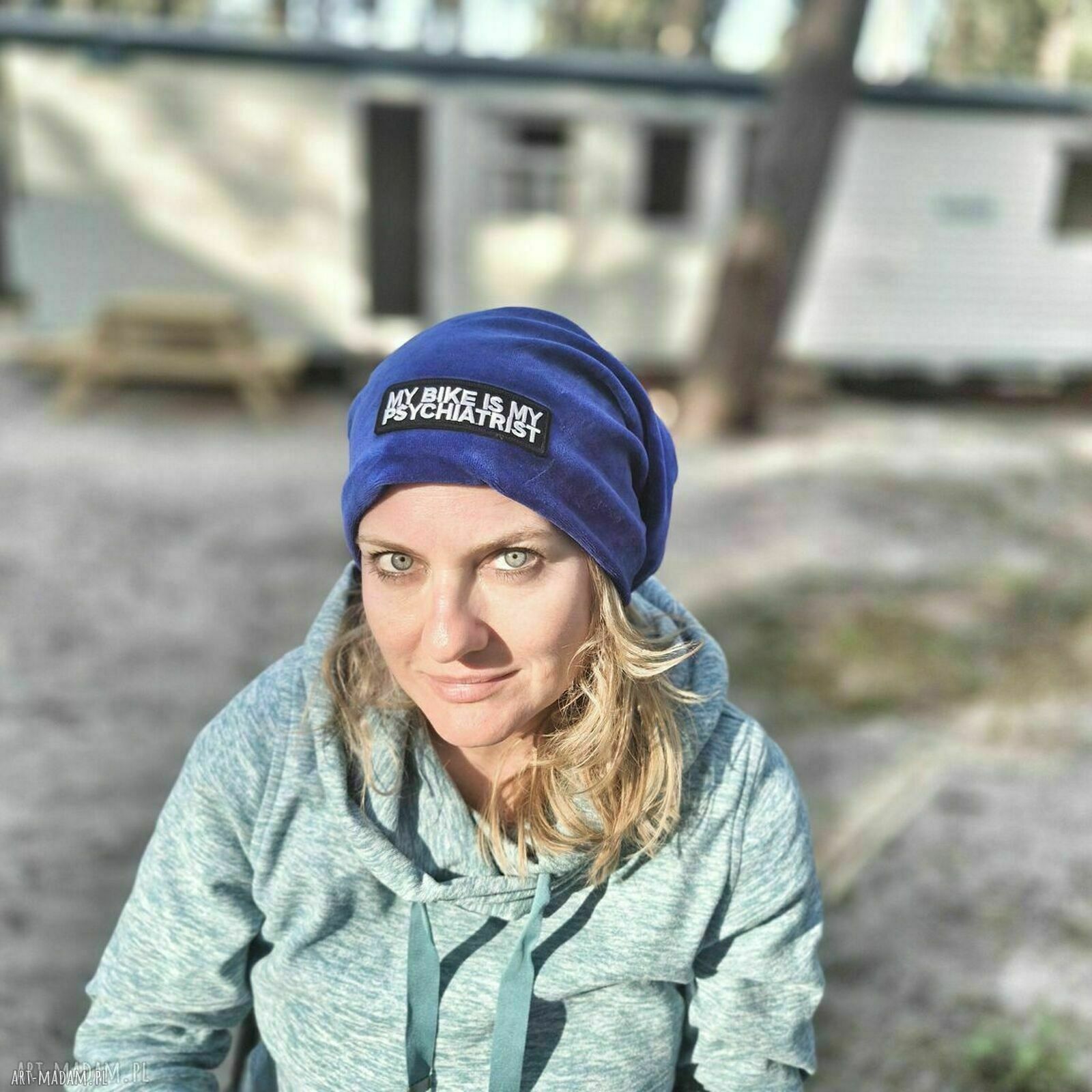Czapka codzienna na podszewce w stylu etno boho Frida - rozmiar uniwersalny