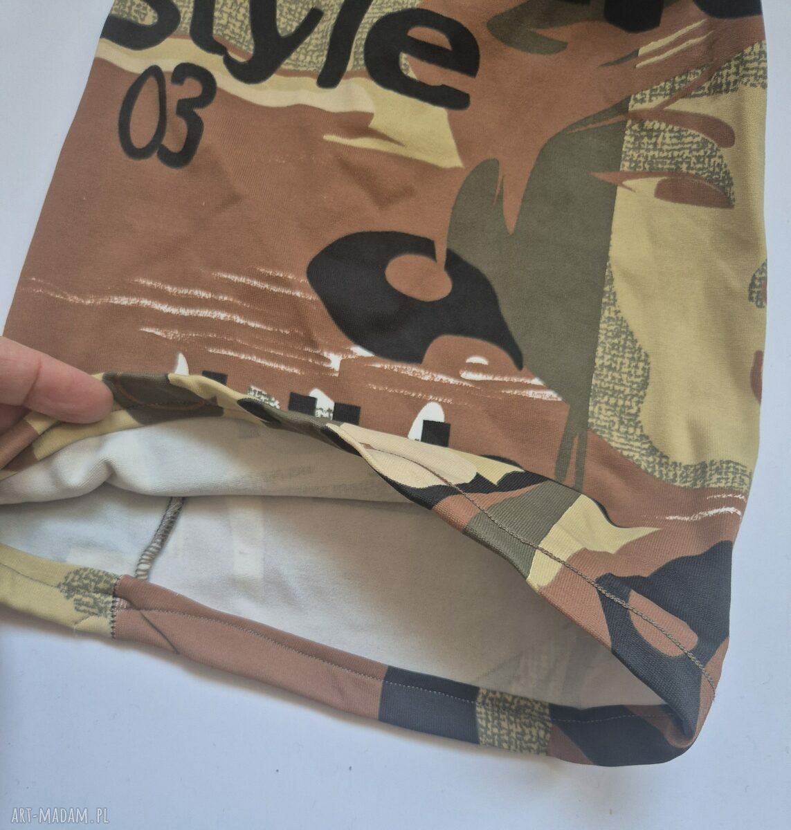 Czapka codzienna bez podszewki - rozmiar uniwersalny (ręcznie wykonana)