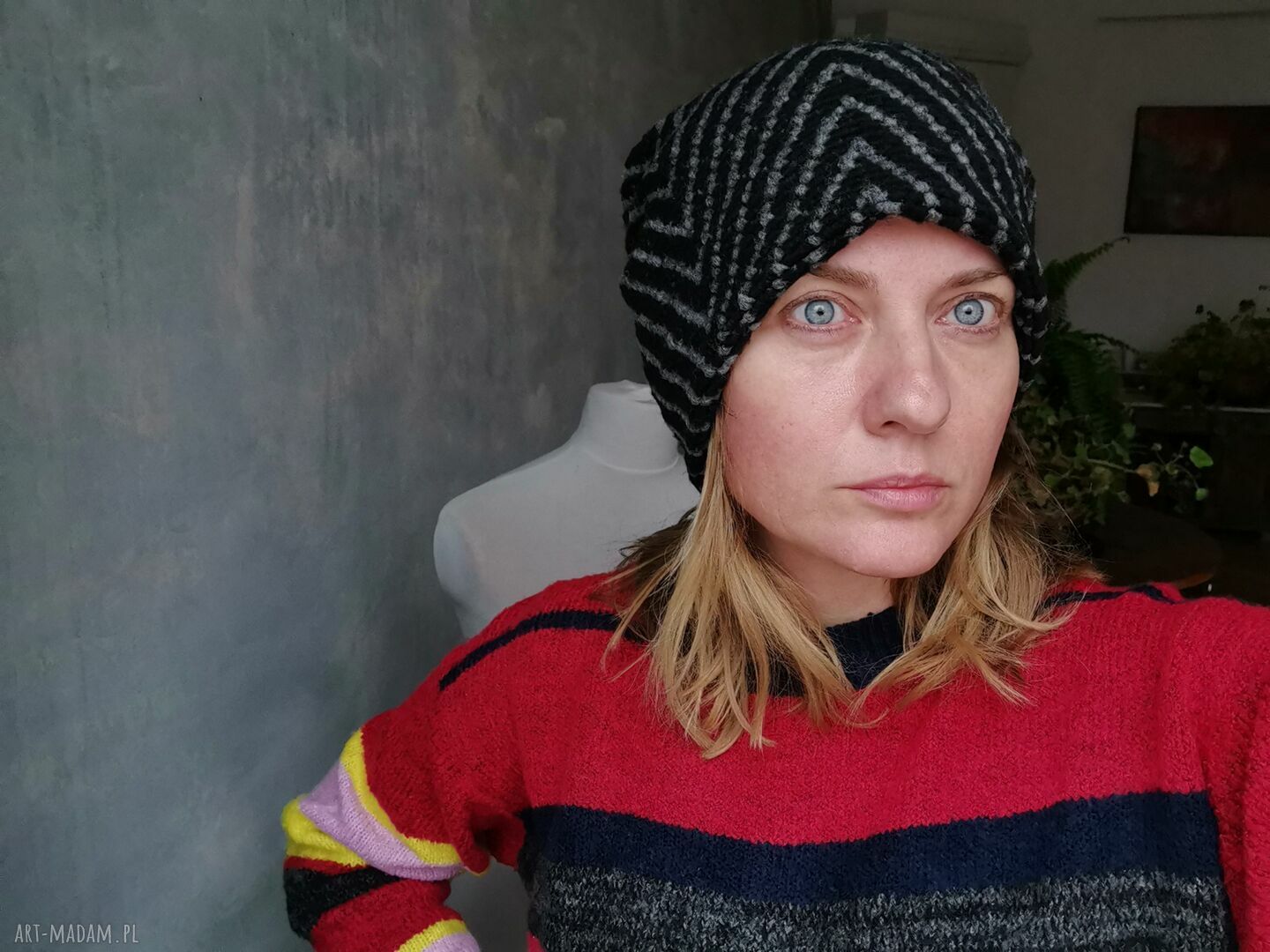 Ciepła czapka unisex damska i męska na podszewce z dodatkiem wełny