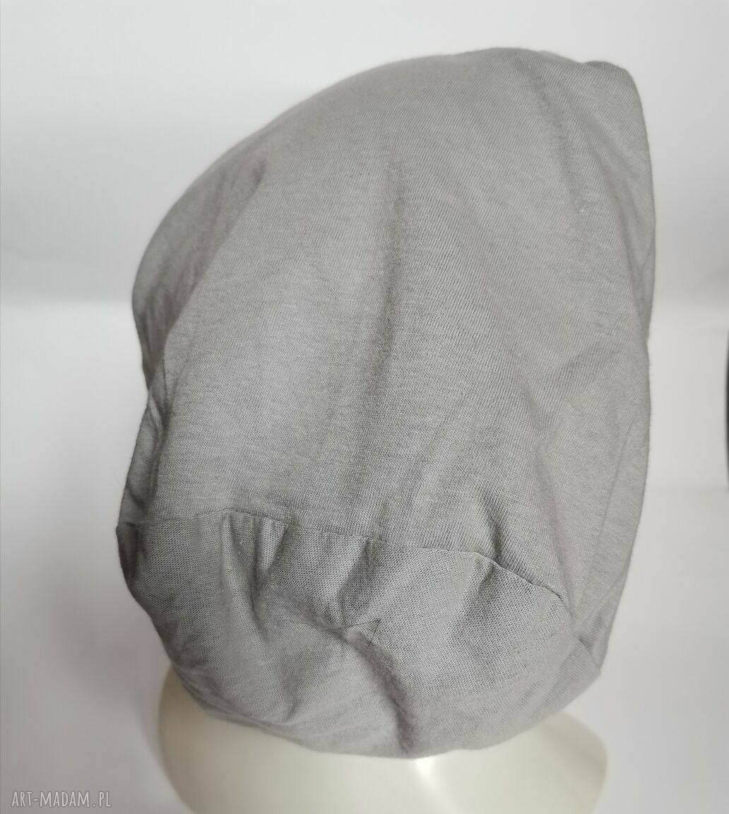 Czapka damska na mniejszą głowę 57-58 cm - na podszewce, nierozciągliwa (etno boho)