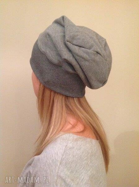 Czapka dresowa beanie ze ściągaczem