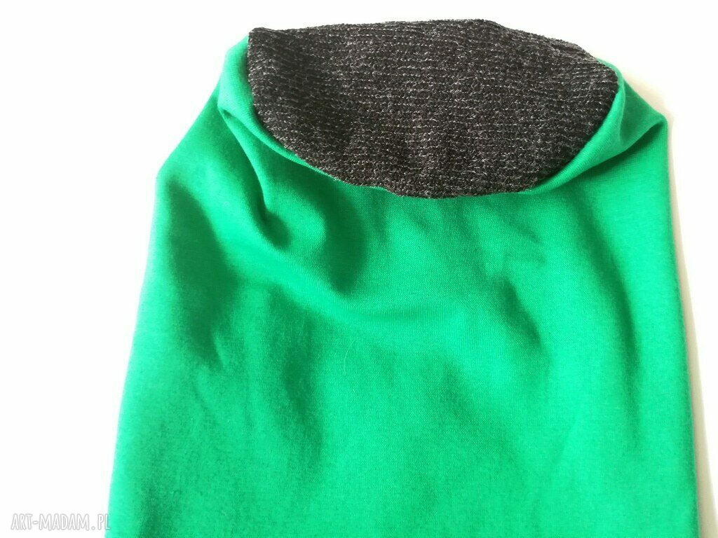 Czapka dzianinowa wiosenna na podszewce unisex - Ruda Klara
