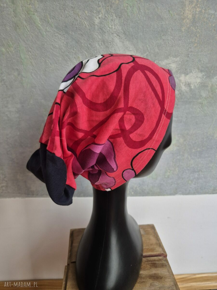 Czapka dzianinowa Boho Frida bez podszewki - oddychająca i wygodna