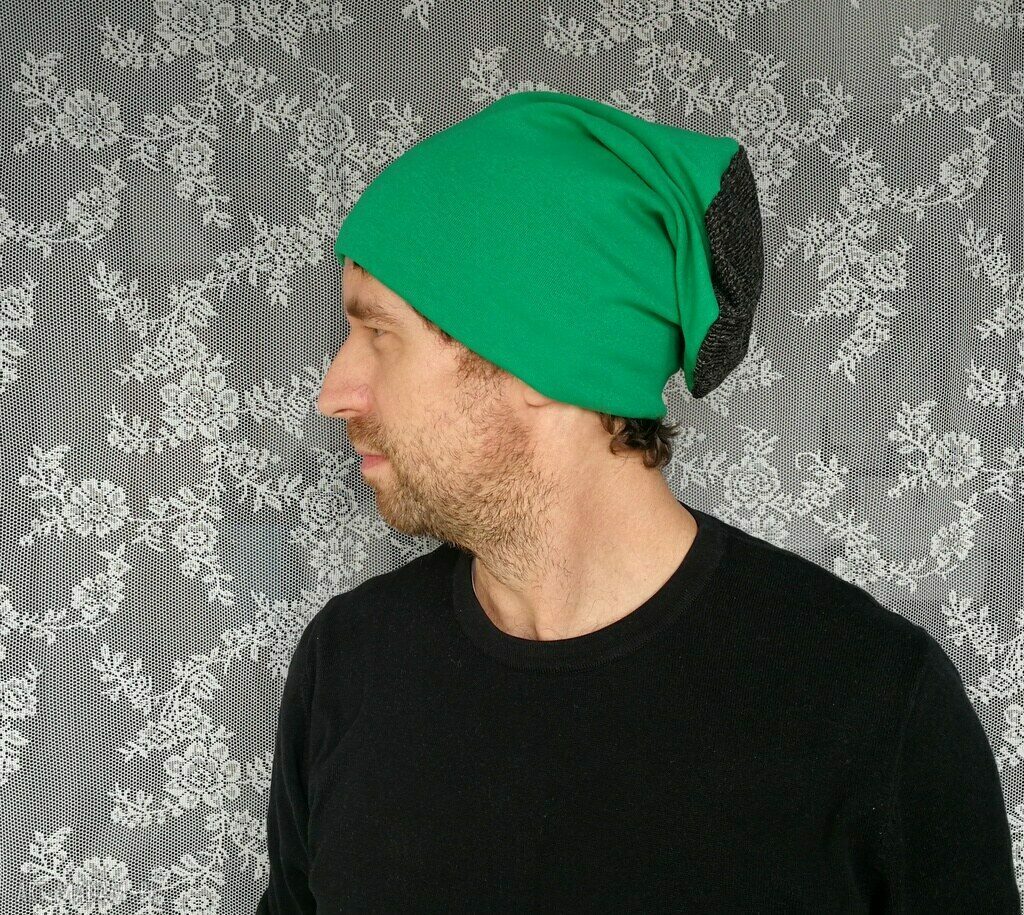 Czapka dzianinowa wiosenna na podszewce unisex - Ruda Klara