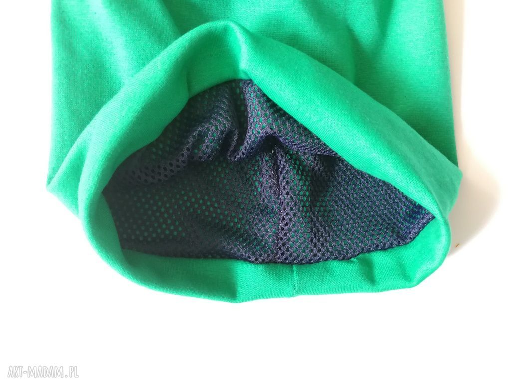 Czapka dzianinowa wiosenna na podszewce unisex - Ruda Klara