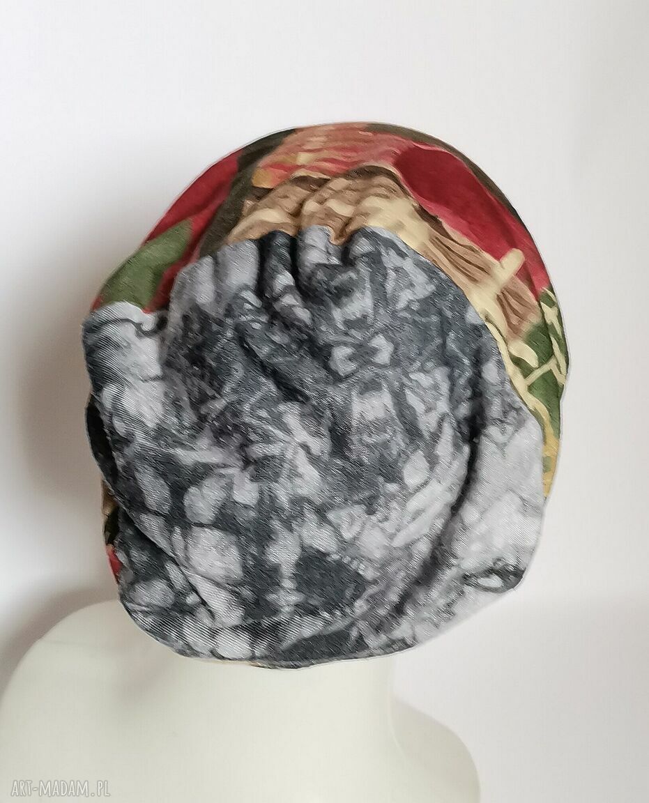 Czapka dzianinowa na podszewce dla kobiet, rozmiar 58-59 cm
