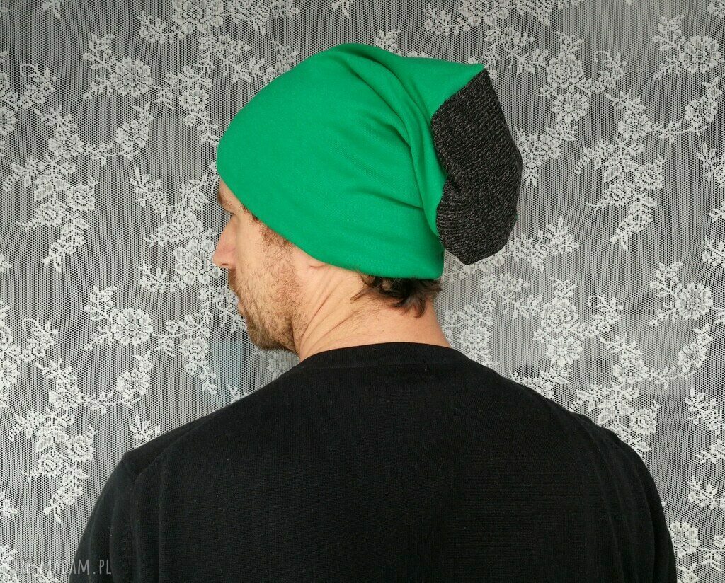 Czapka dzianinowa wiosenna na podszewce unisex - Ruda Klara