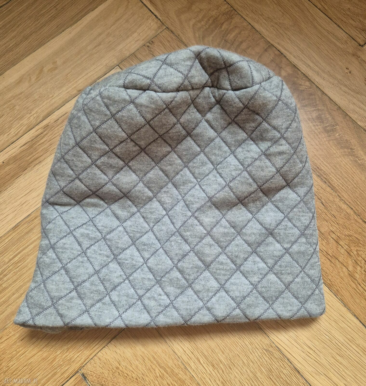 Czapka dziecięca Smerfetka na podszewce - ciepła dla 2-3 lat (obwód 45-47 cm)