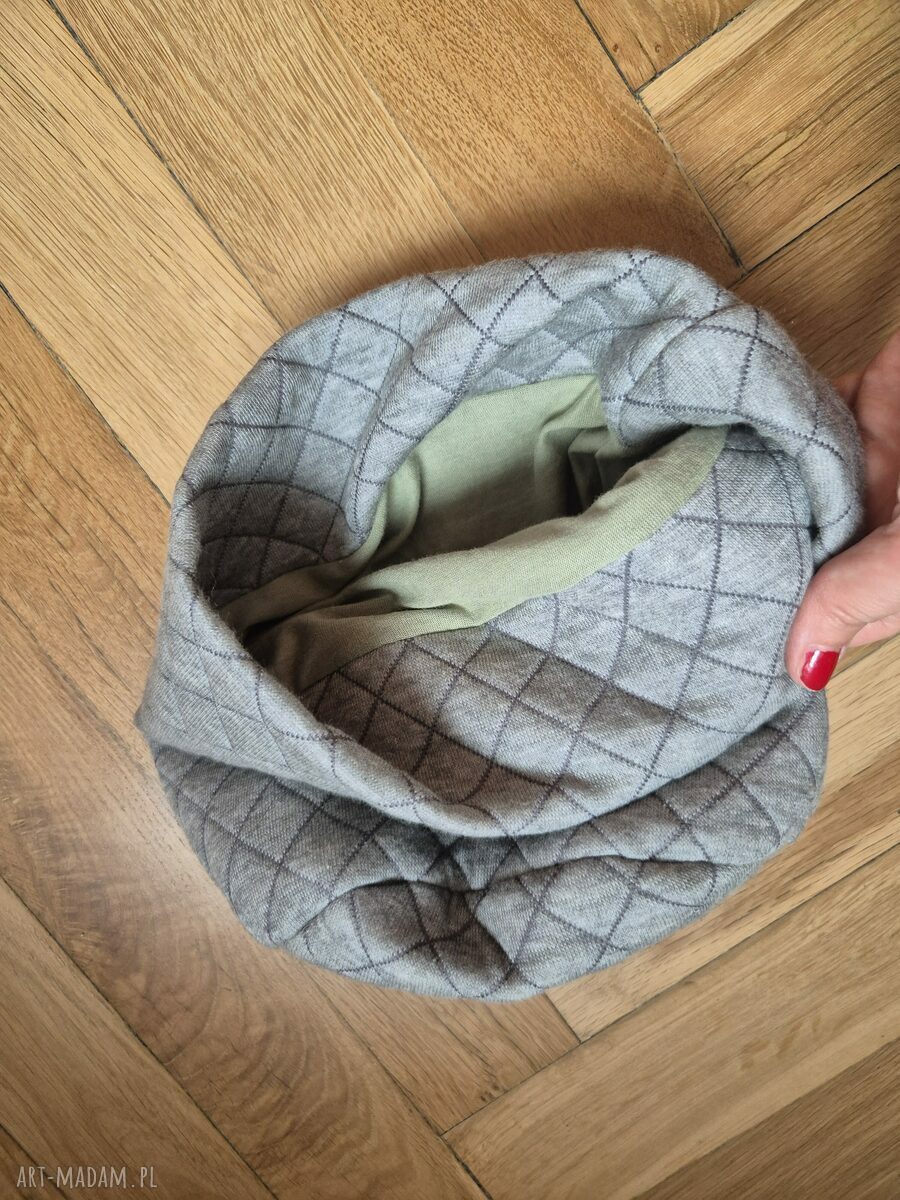 Czapka dziecięca Smerfetka na podszewce - ciepła dla 2-3 lat (obwód 45-47 cm)