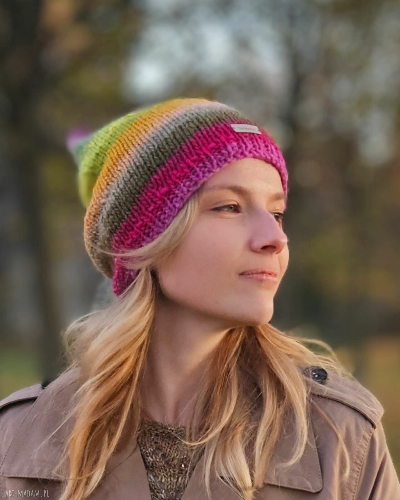 czapki: Czapka Kureyon HandMade