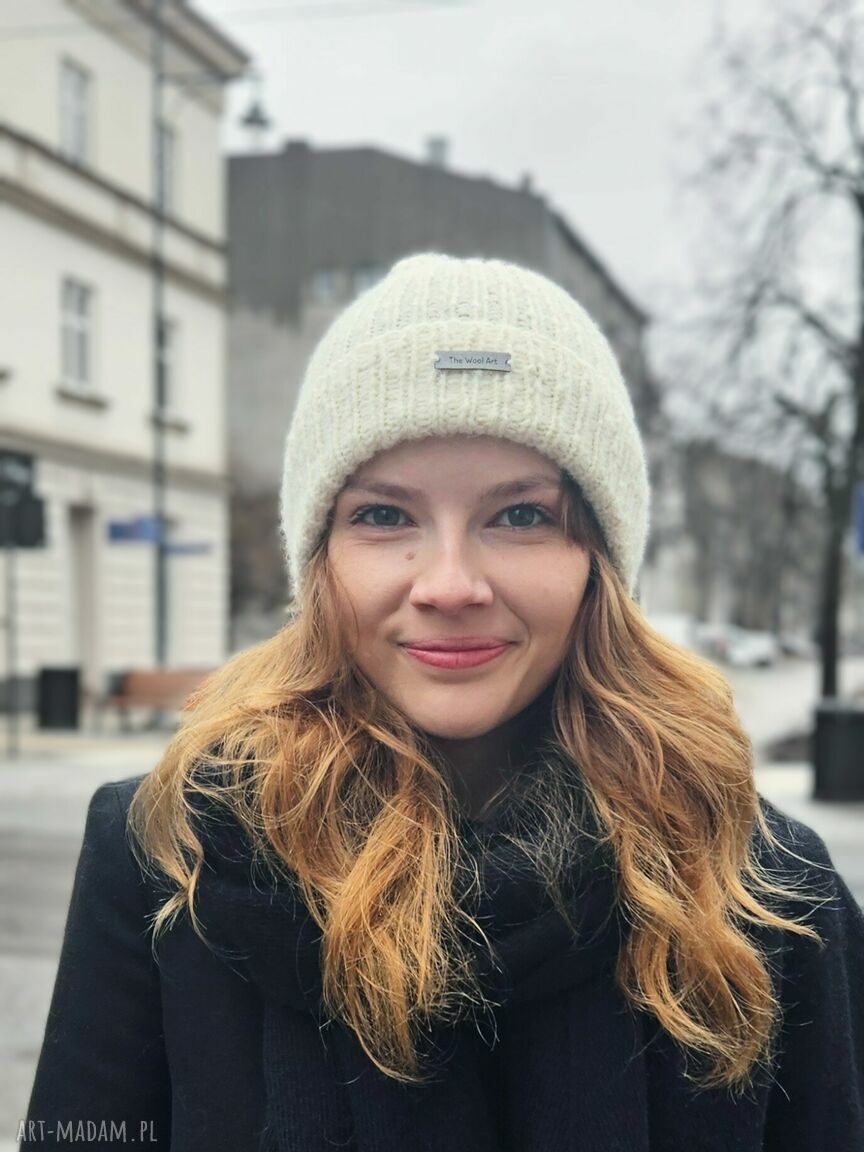 Czapka Luxe Alpaka - moher, jedwab i alpakowe ciepło