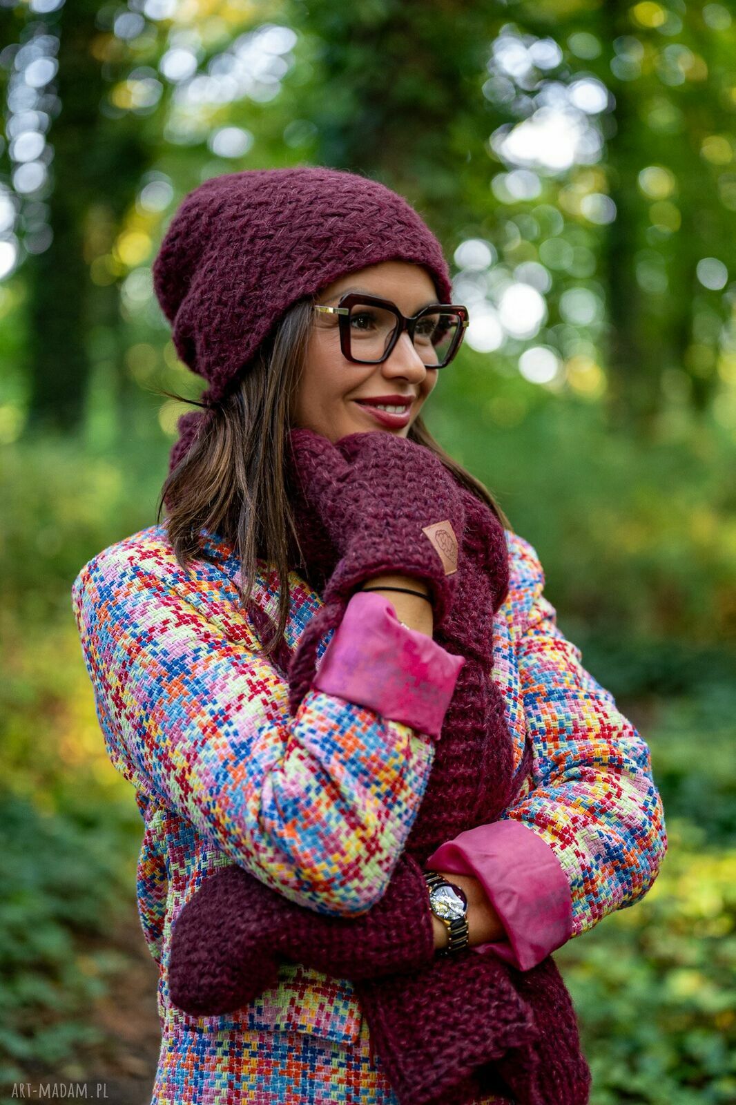 Czapka MERINO Explorer „Bordo”