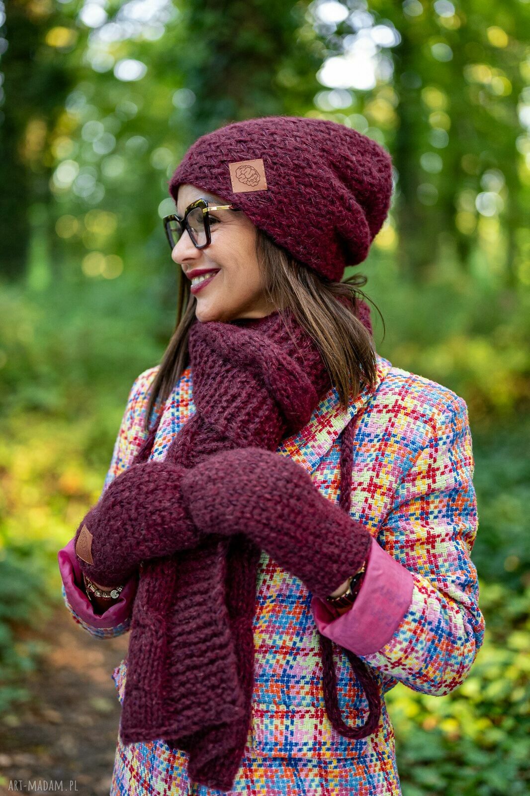 Czapka MERINO Explorer „Bordo”