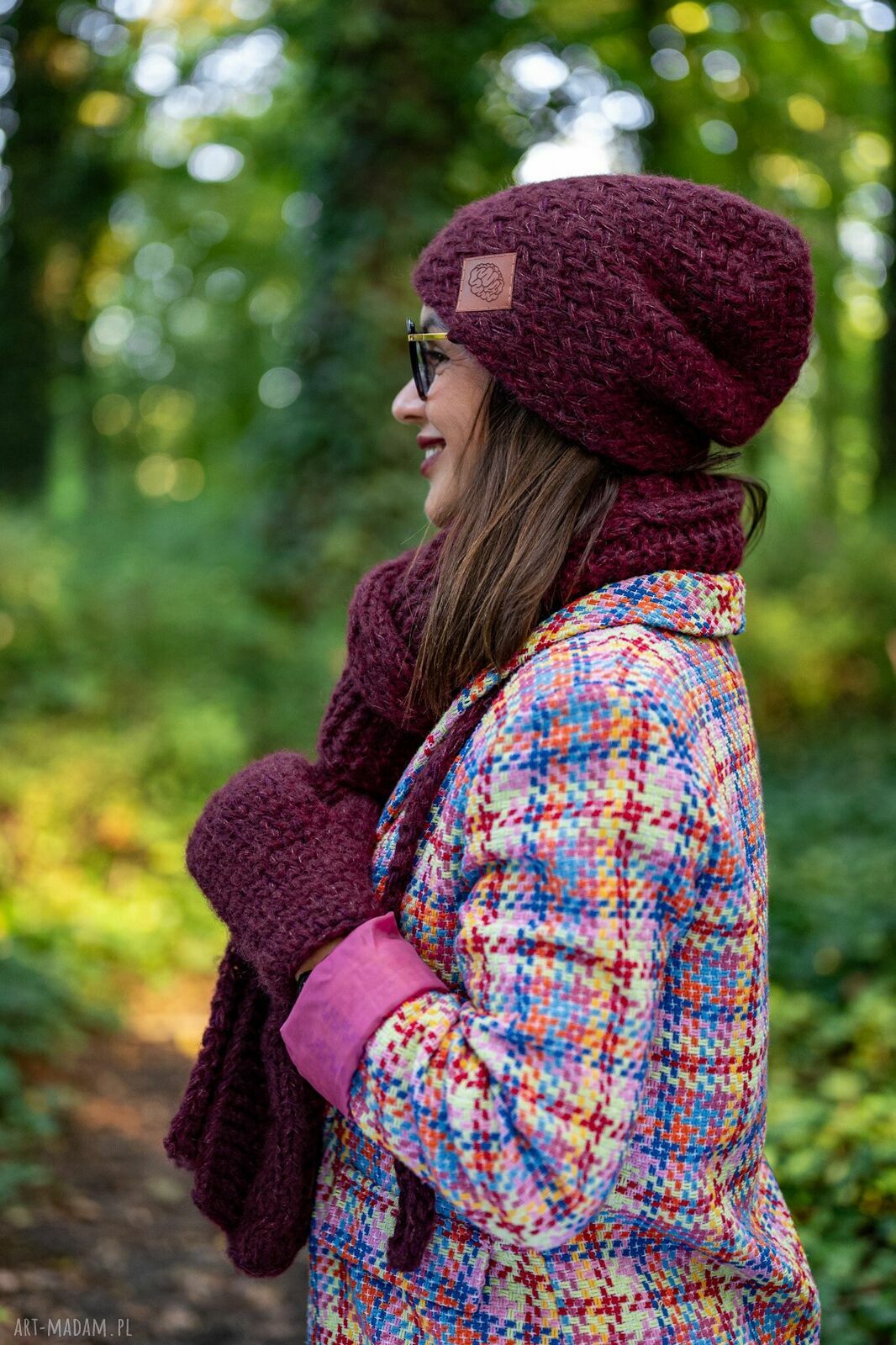 Czapka MERINO Explorer „Bordo”