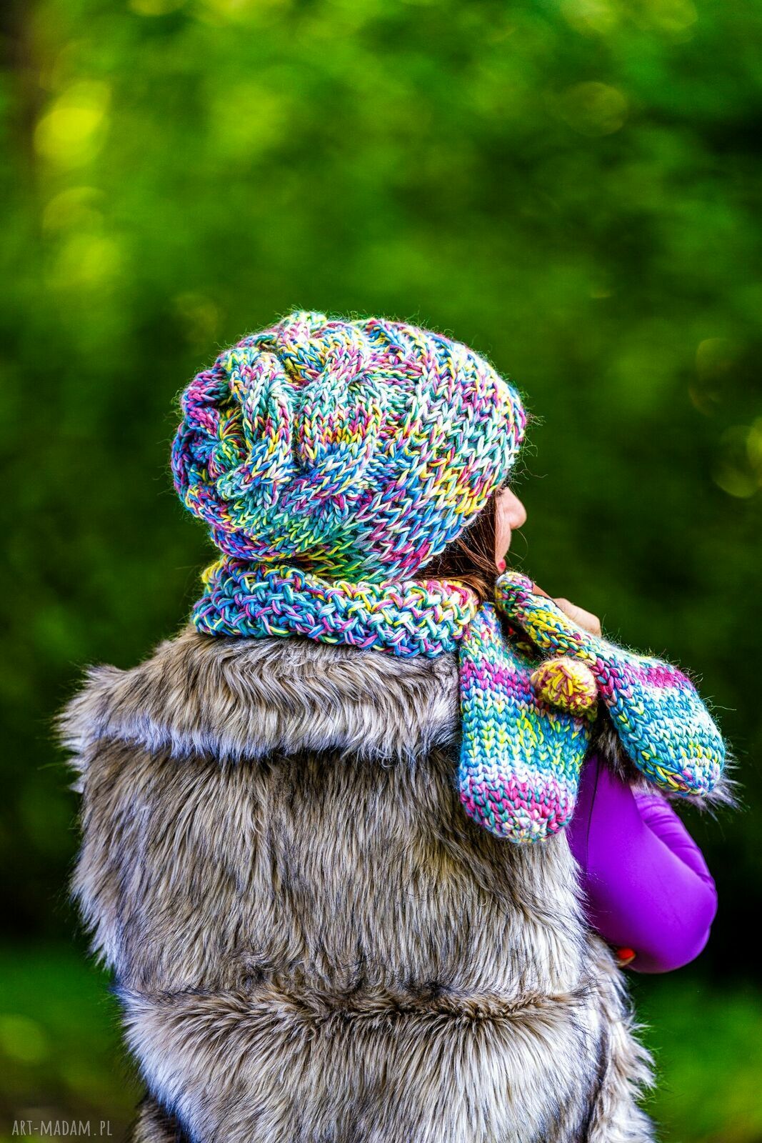Czapka MERINO 100% This is it „Cukierki”