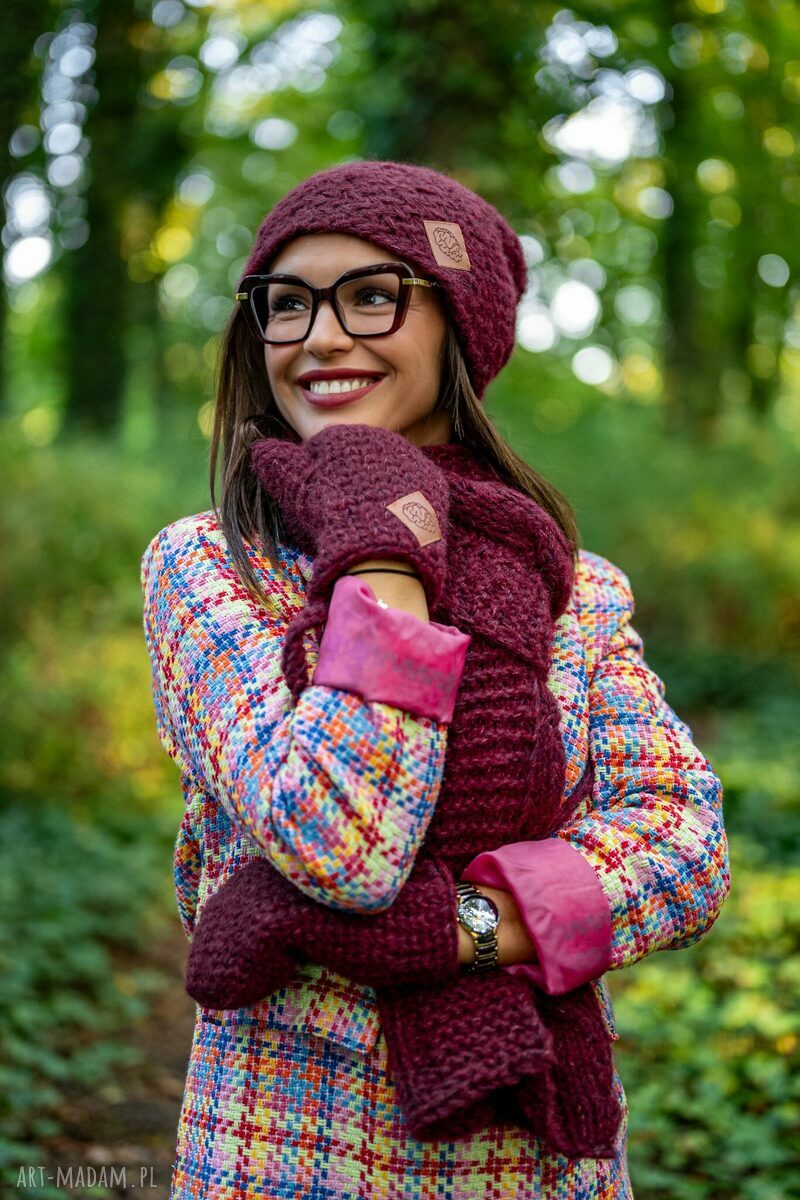 Czapka MERINO Explorer „Bordo”