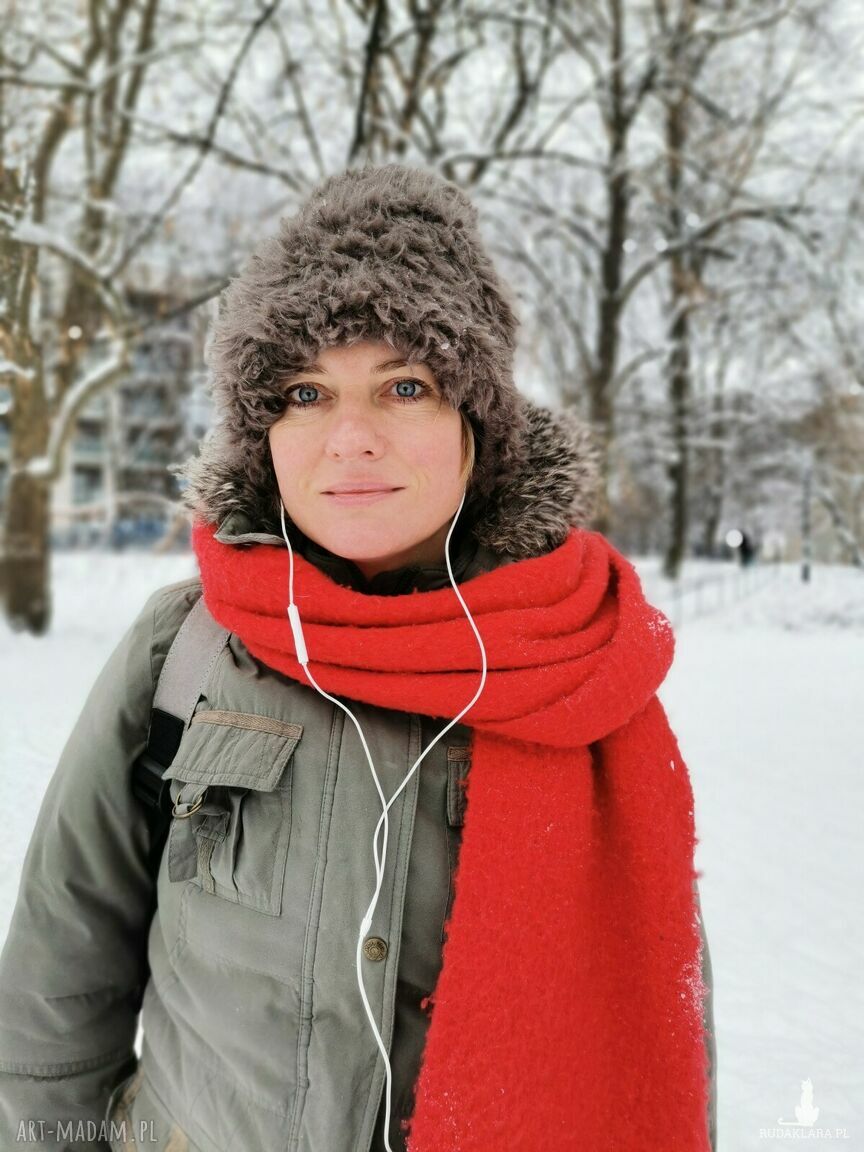 Czapka „ruska” brązowa futrzana - miękka, rozciągliwa i na podszewce (rozmiar uniwersalny)