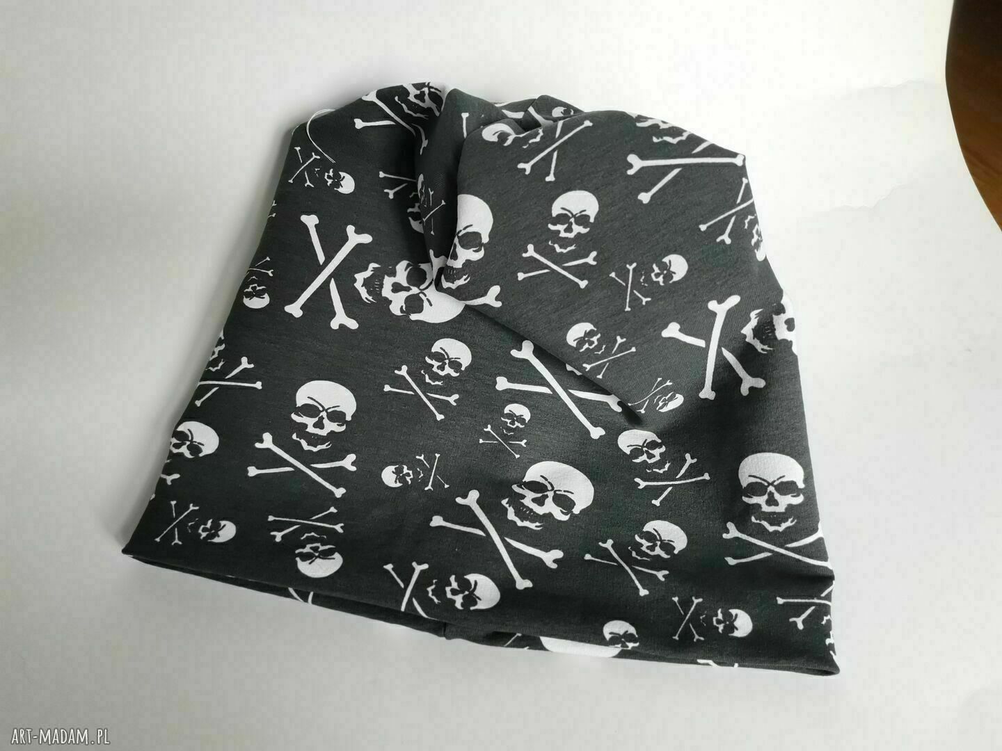 Czapka Smerfetka unisex - czaszka na podszewce (60-61 cm)