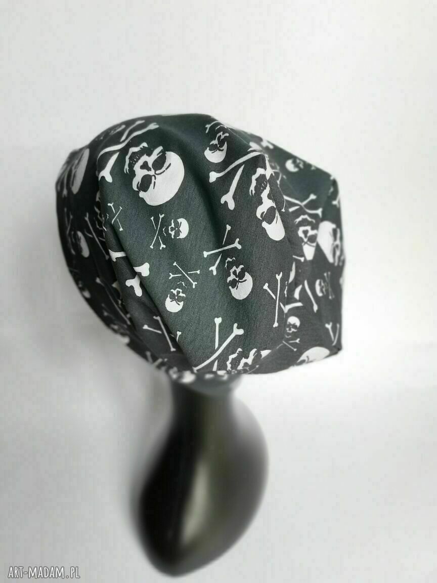 Czapka Smerfetka unisex - czaszka na podszewce (60-61 cm)