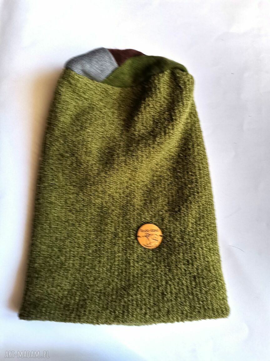 Czapka Smerfetka unisex na podszewce w stylu etno-boho