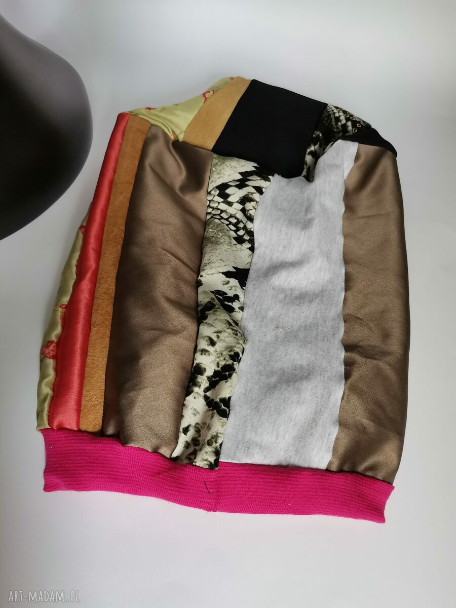 Czapka U Belli patchworkowa na podszewce dla kobiet - one size