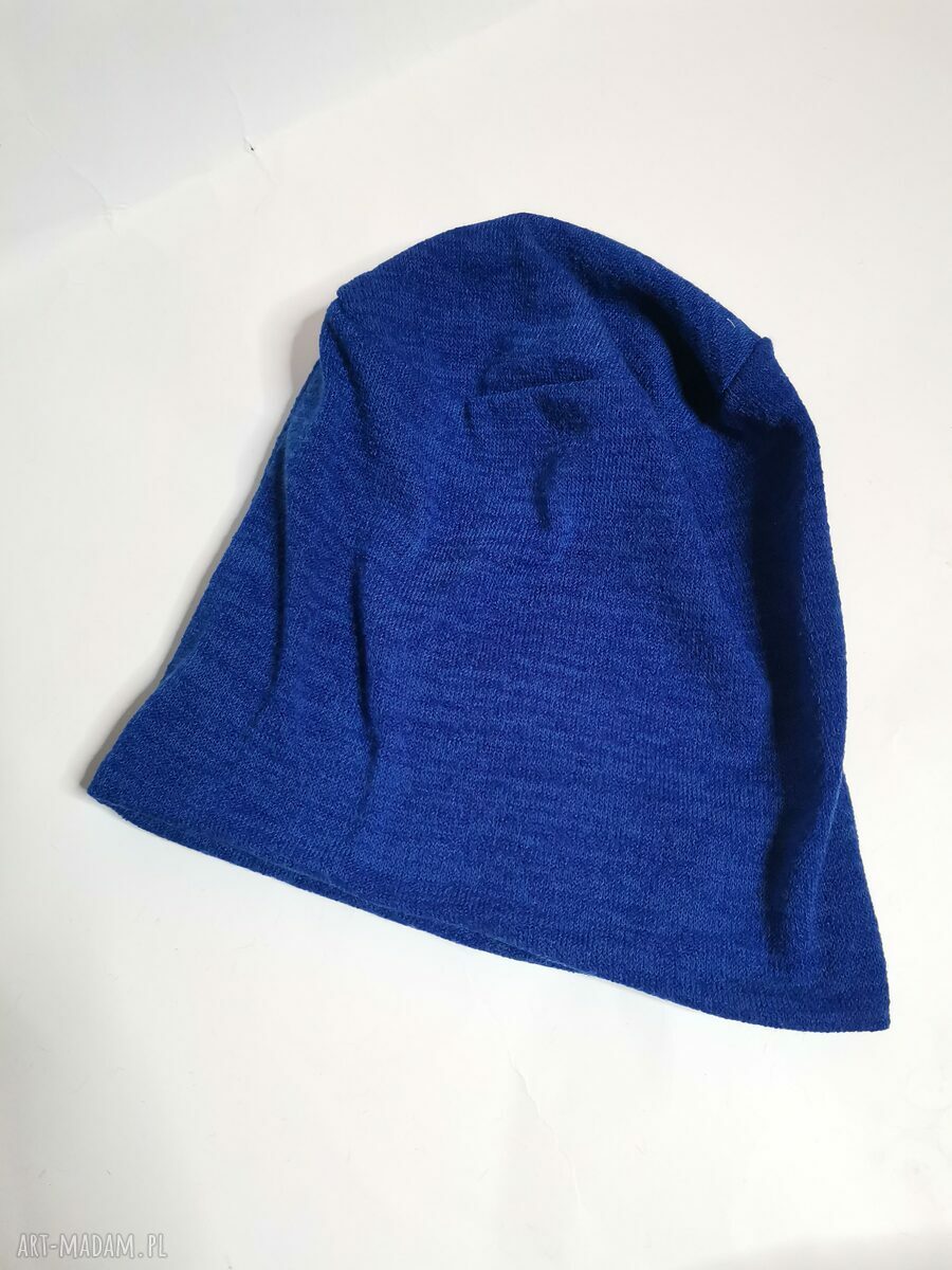 Czapka unisex ruda Klara na podszewce - one size w stylu boho etno