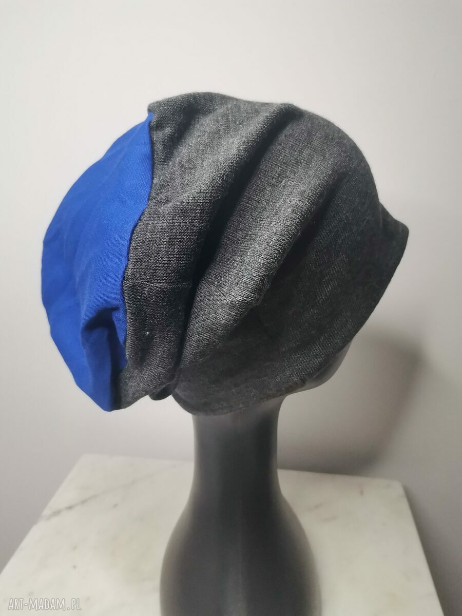 Czapka unisex na podszewce Smerfetka szara (rozmiar uniwersalny)