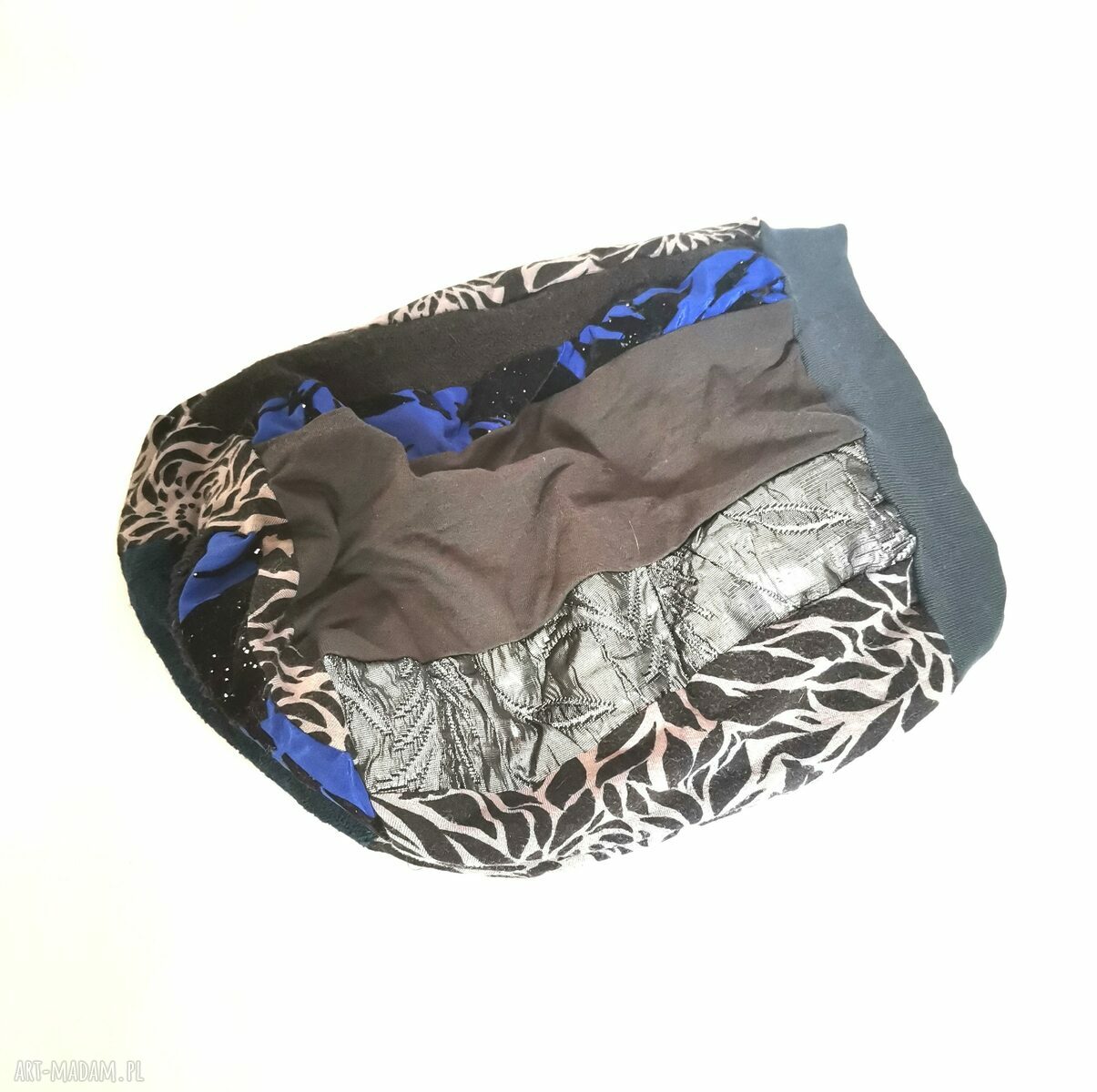 Czapka boho na podszewce - wiosenna uniwersalna Ruda Klara (Box 33)