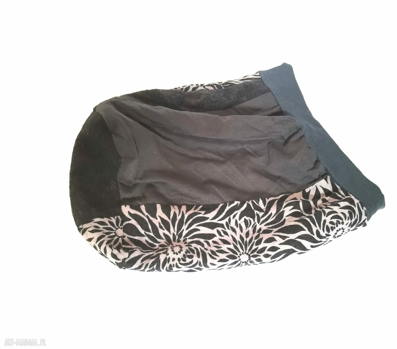 Czapka boho na podszewce - wiosenna uniwersalna Ruda Klara (Box 33)