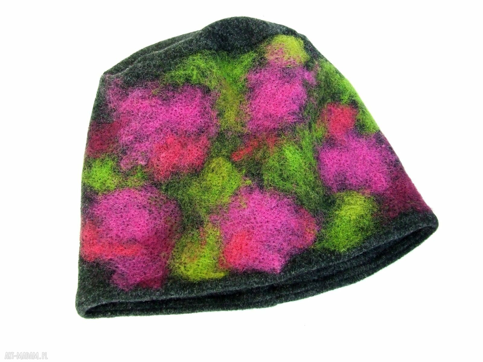 Podgląd projektu czapki handmade na zamówienie
