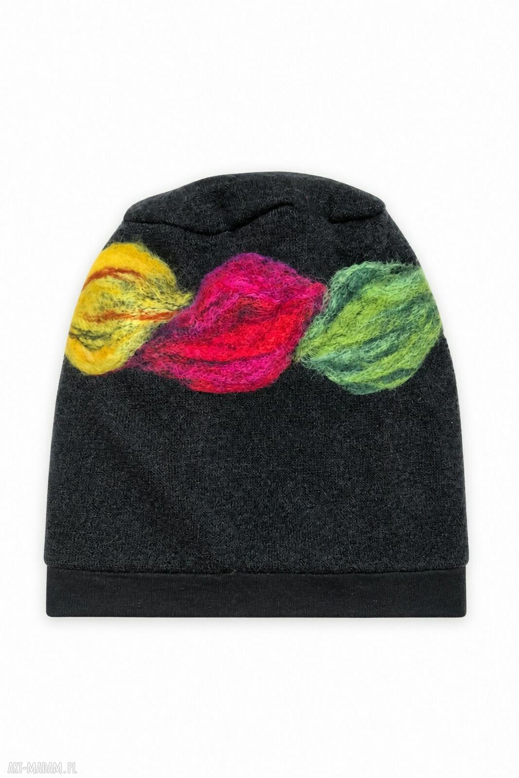 Ręcznie robiona czapka damska handmade na co dzień