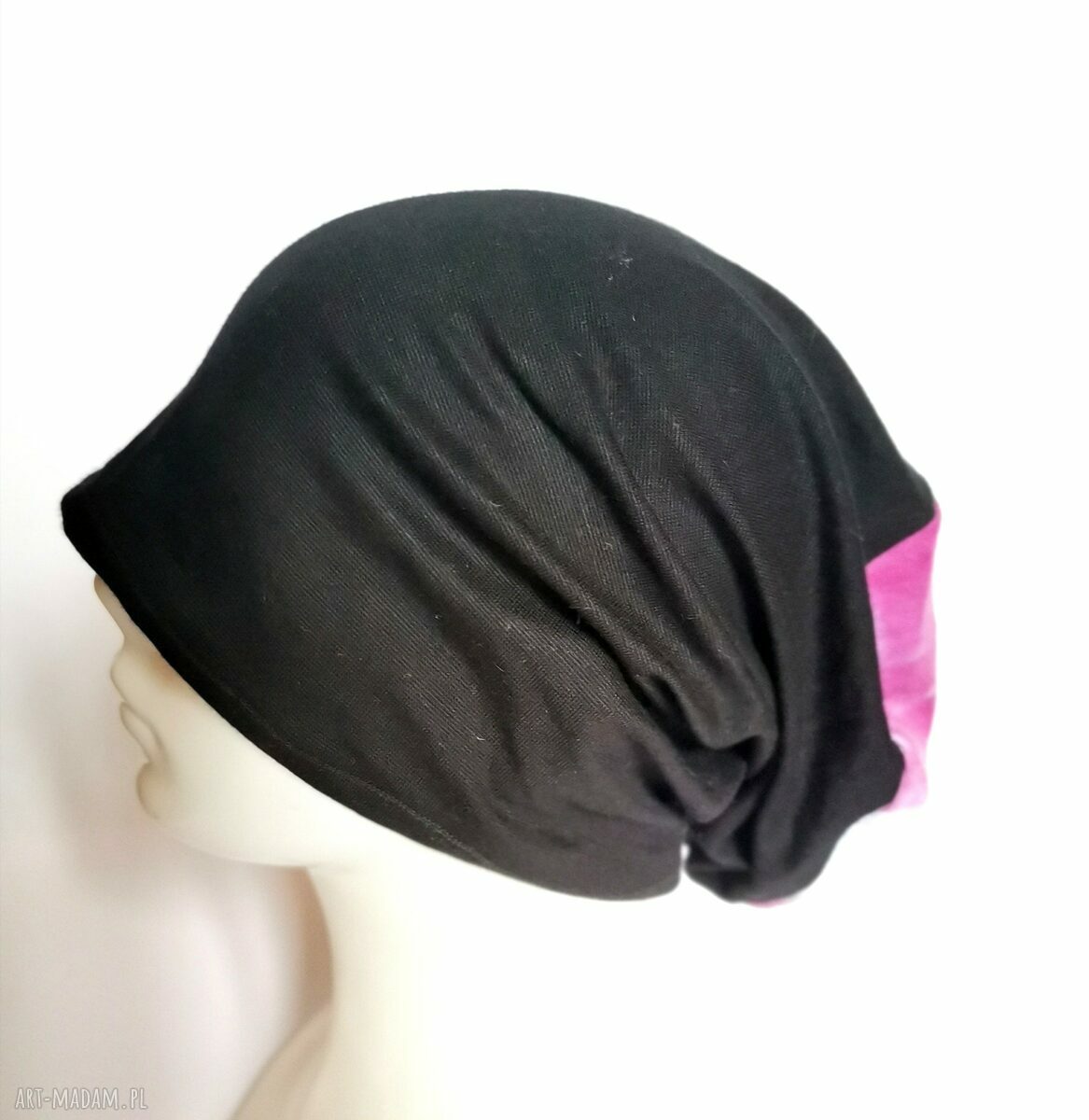 Czapka wiosenna Smerfetka bez podszewki - uniwersalna boho