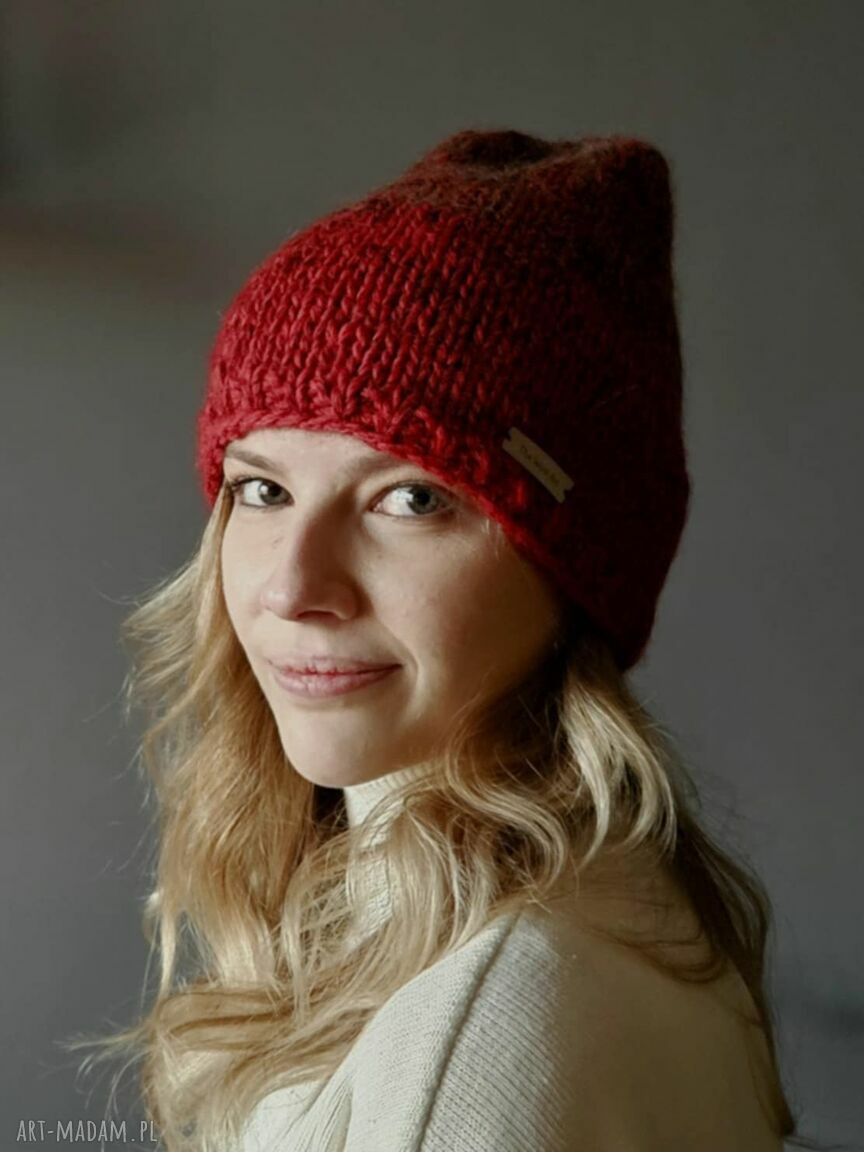 Czapka z kaszmirem Ombre - uniwersalna, miękka i ciepła | The Wool Art