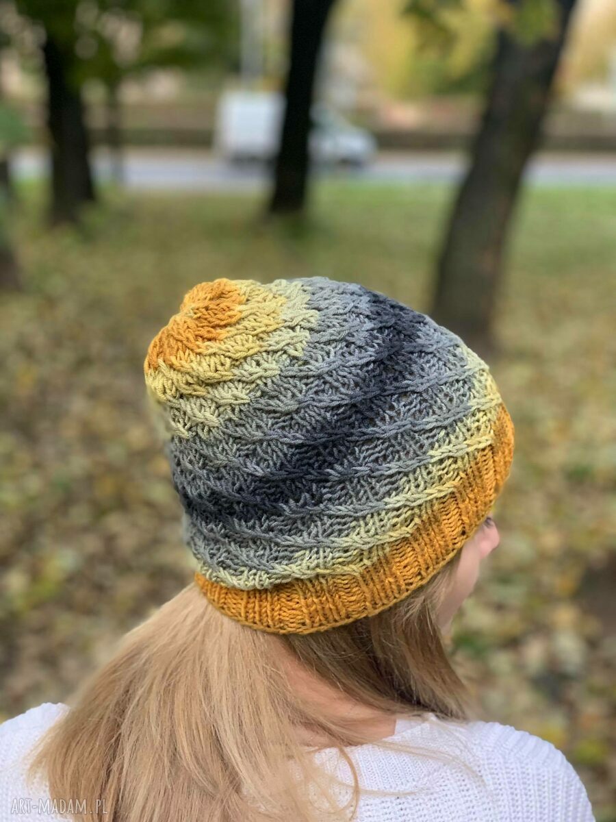 czapka z merino HandMade