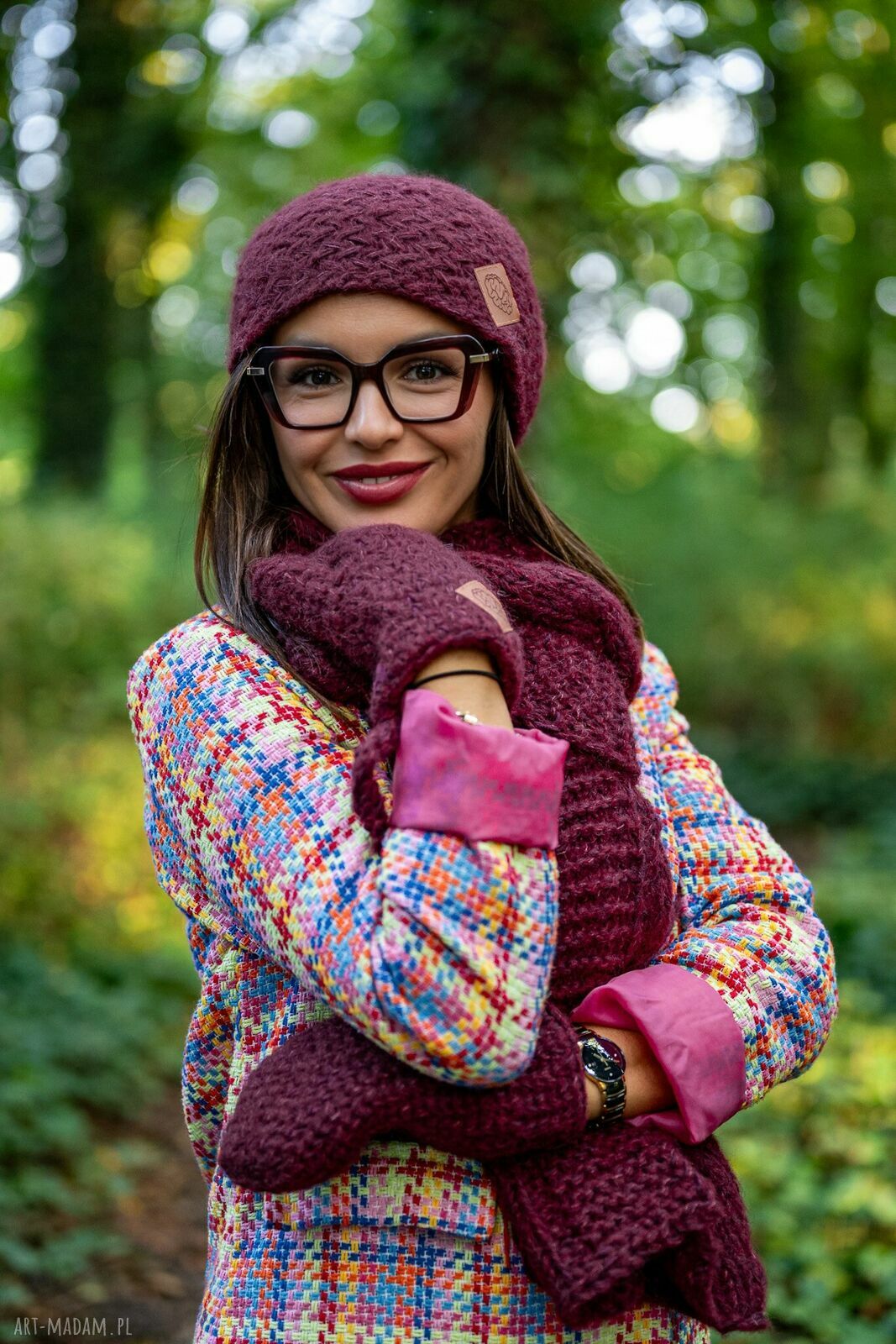 Czapka MERINO Explorer „Bordo”