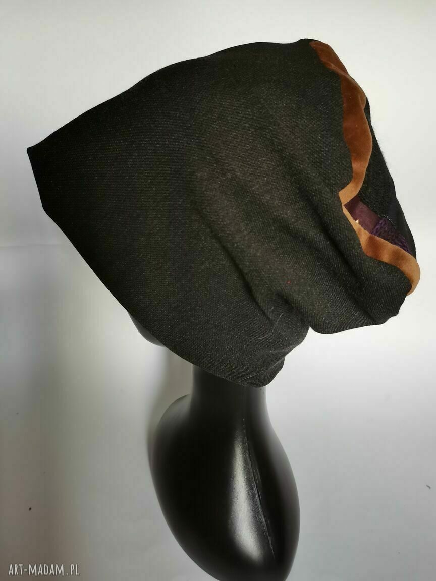 Czapka damska z motywem dentysty - na podszewce, rozmiar one size (Ruda Klara)