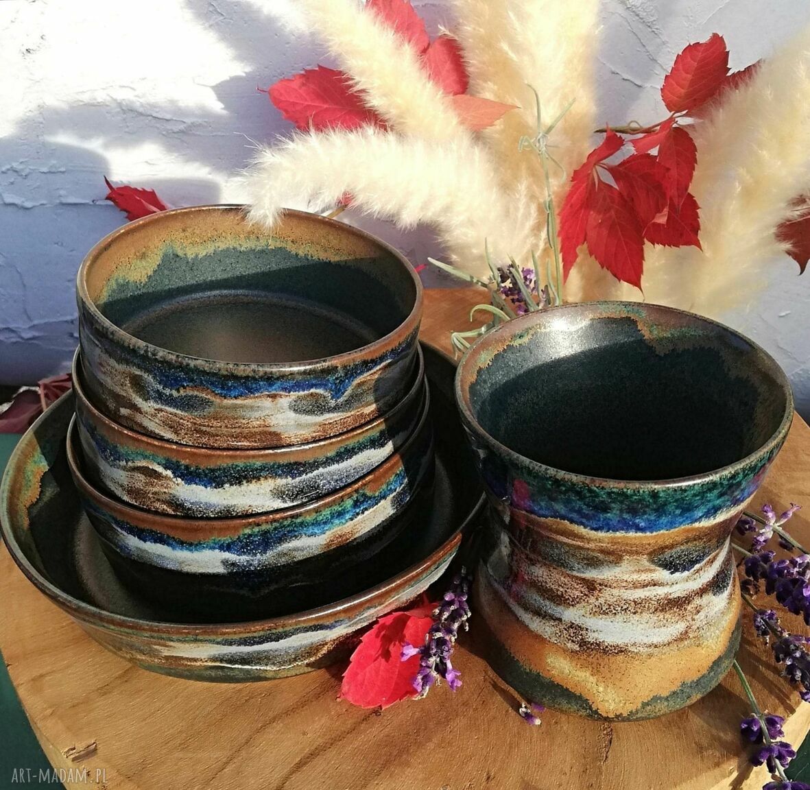 Ręcznie robiona czarka ceramiczna Fantazja do ciepłych napojów - 230 ml