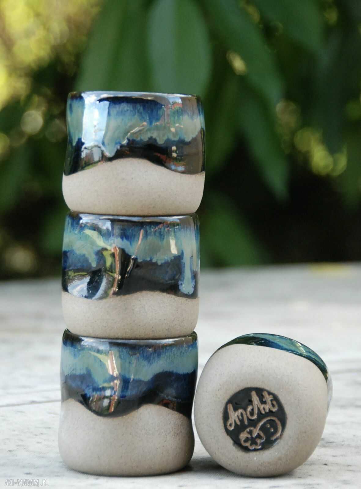 Czarka ceramiczna handmade - Krzywa