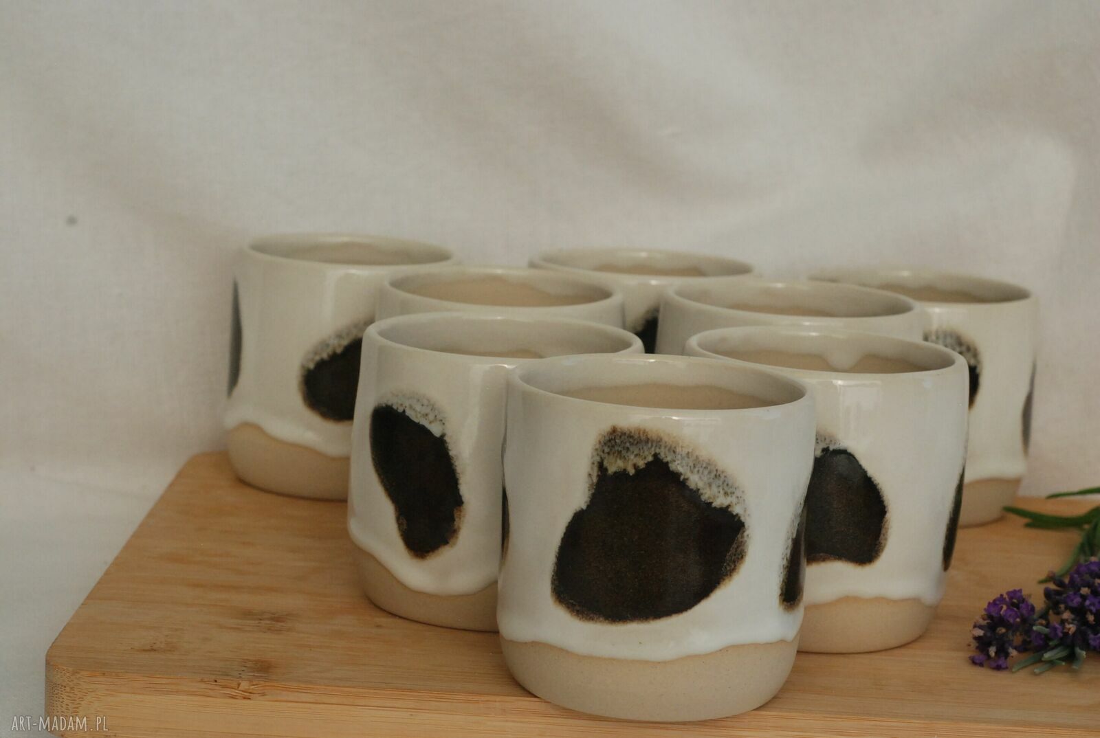 Czarka ceramiczna "Łaciata" 180-200 ml