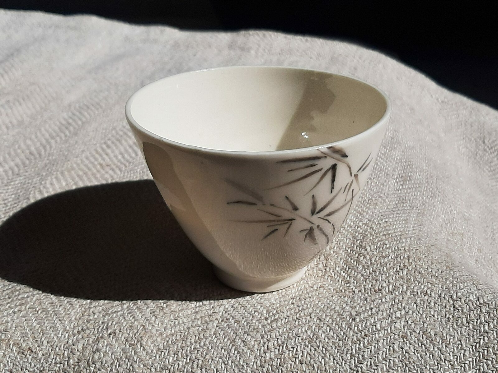 Czarka Młody Bambus - porcelanowa do herbaty lub sake, 150 ml