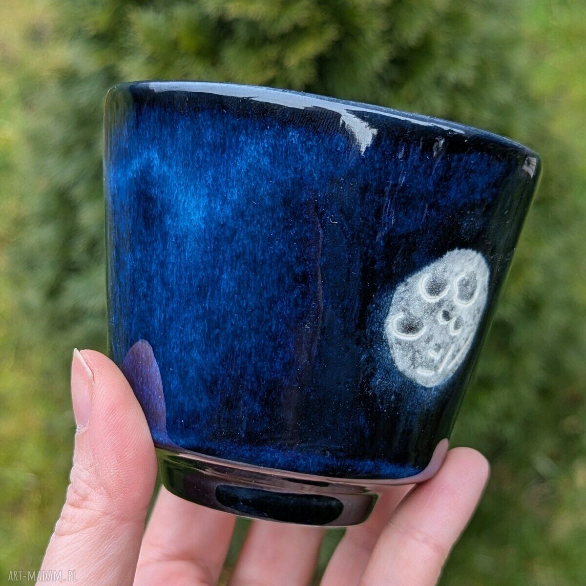 Czarka MOON 230 ml - ręcznie malowany księżyc