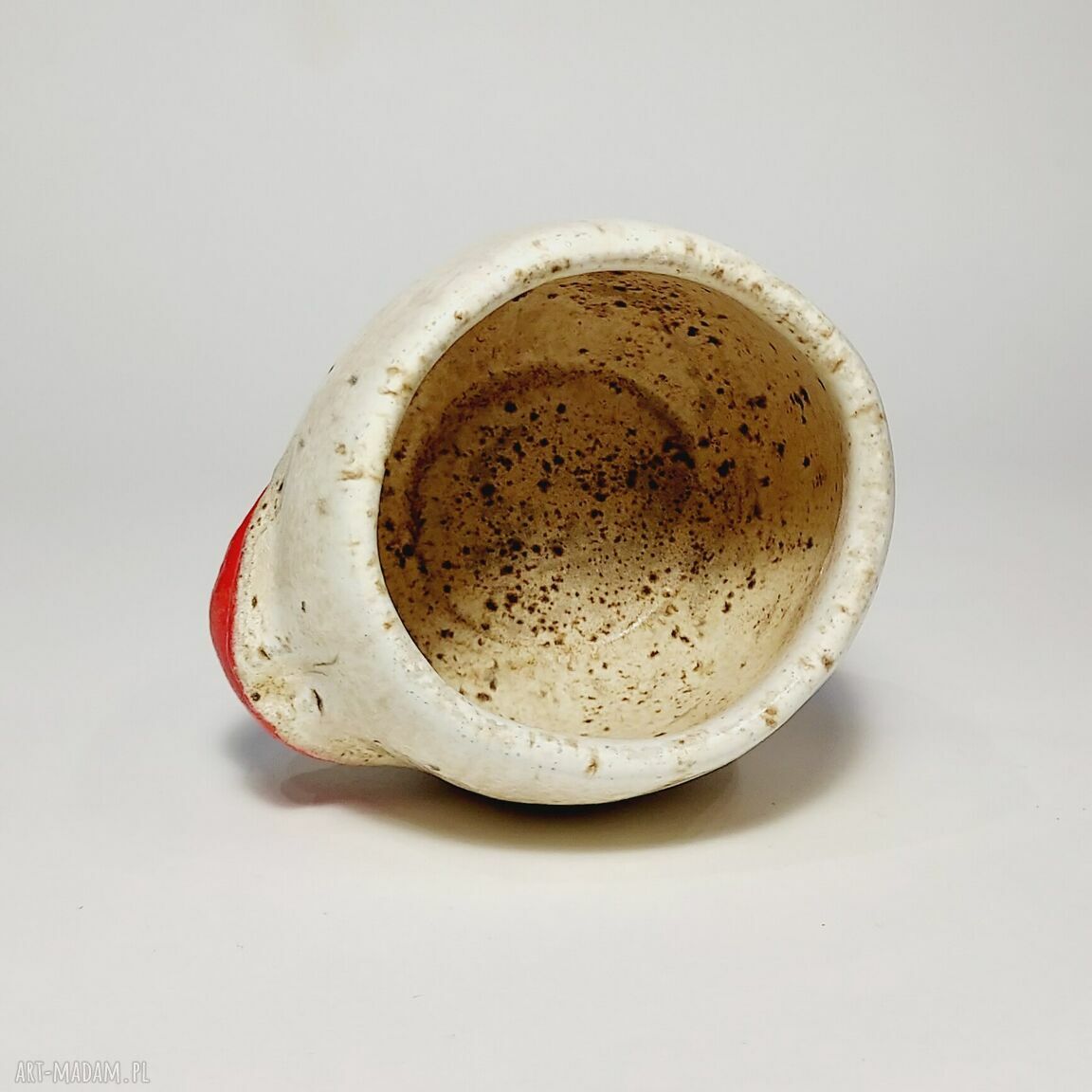 Czarka Urszula z ustami - unikatowa ceramika do yerba mate i kawy, 250 ml