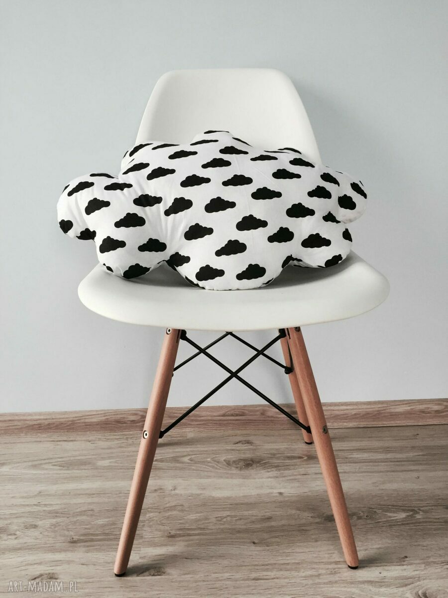 poduszka chmurka black&white hand made