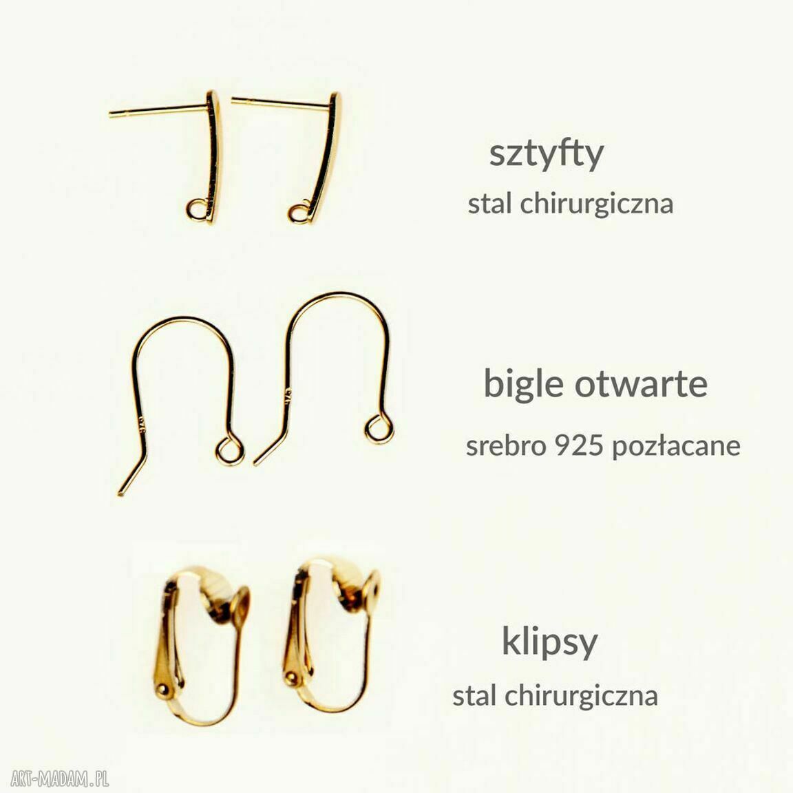 Czarne kolczyki z szyfonowych kwiatów - do sukienki