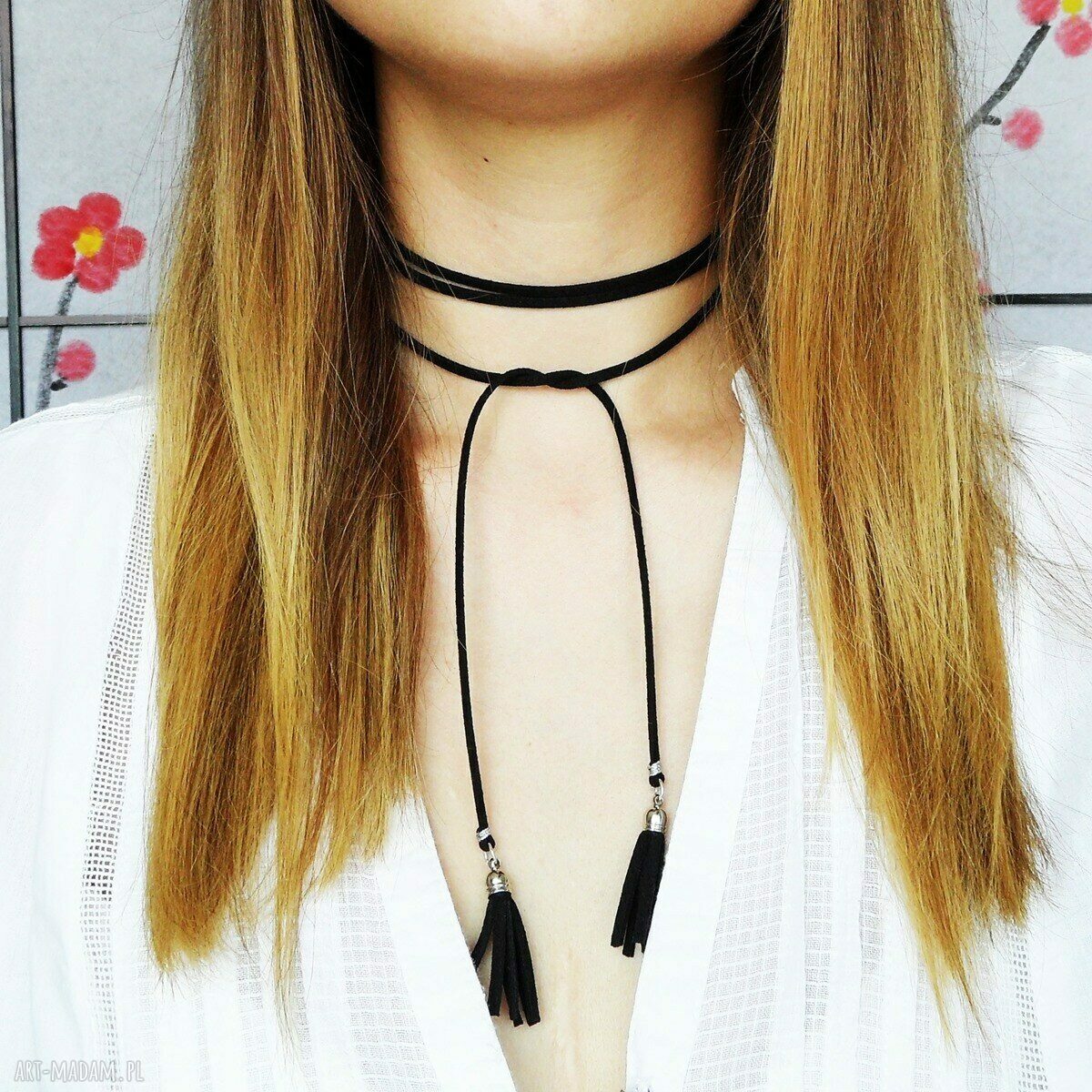 Czarny Choker - Simple