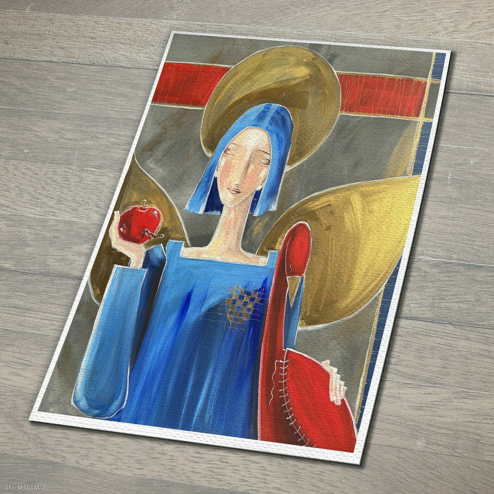 Plakat „Czy prawda nie ma pytań” - anioł i ptaki