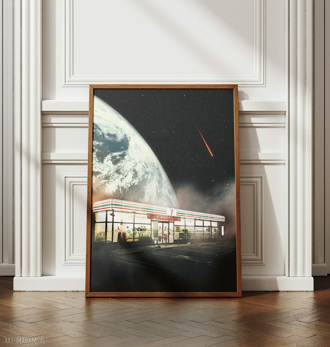 Plakat „Czynne całodobowo” - kolaż Fine Art - A3