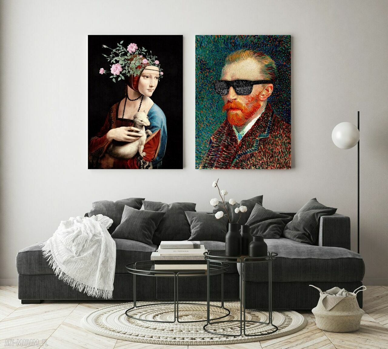 Plakat „Dama Vincenta” 30x40 cm w stylu Van Gogh